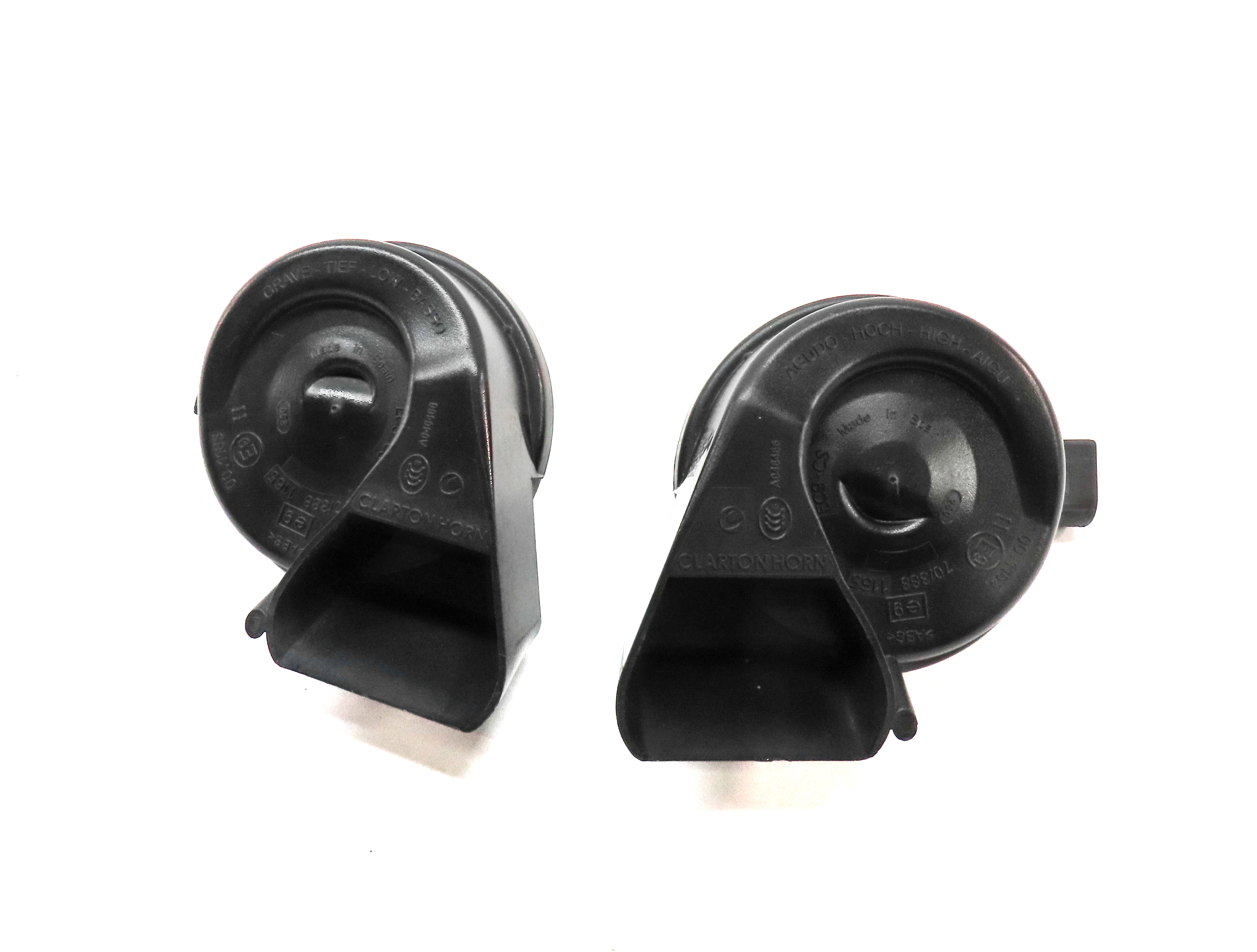 2008-2017 AUDI A4 A5 S4 S5 Q5 (B8 8K 8R 8T) HIGH & LOW TONE SAFETY HORN SET — exact item pictured